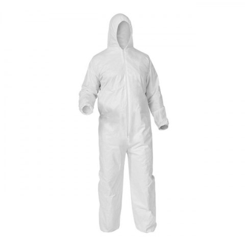 Disposable Coverall PP Non-Woven White Large